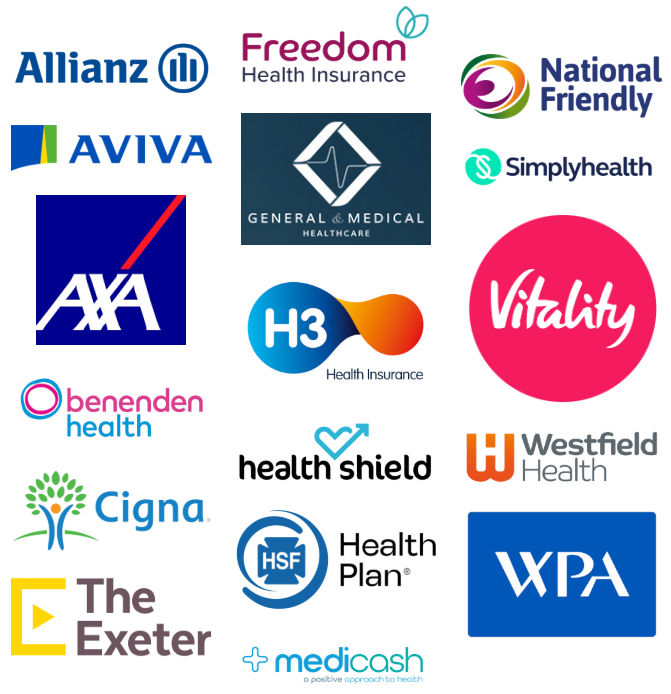 Nicolas Rossi, Physiotherapist in Belfast, creator of Physio Differently®, is recognised by 17 health insurance and cash plan providers